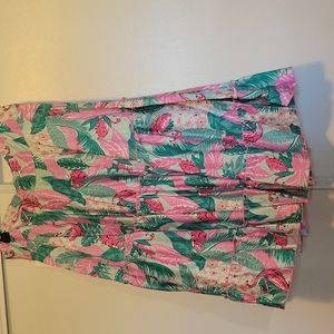 Tiered Flamingo skirt